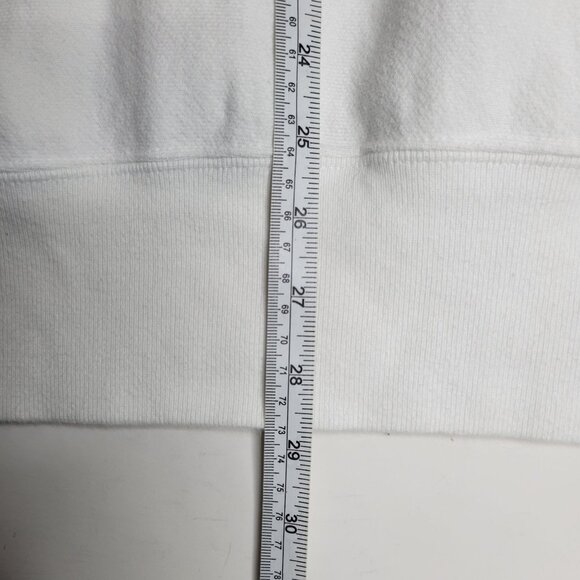 Champion Reverse Weave White Crewneck Sweatshirt X-Large Back Spellout - Picture 6 of 7